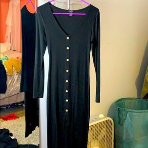 Rue21 Long slit dress.